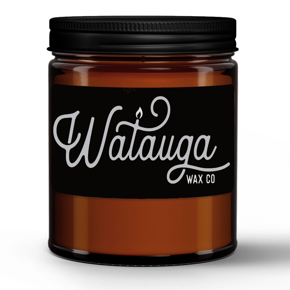 Espresso - Natural Wax Candle in Amber Jar (9oz)