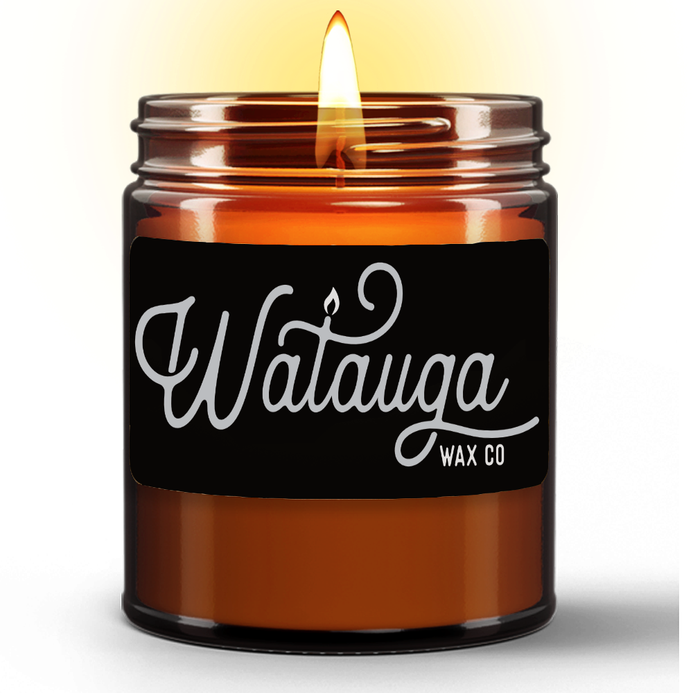 Espresso - Natural Wax Candle in Amber Jar (9oz)